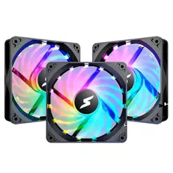 Kit Fan Com 3 Unidades SuperFrame Still, ARGB, 120mm, Com Controladora, Black, SF-02
