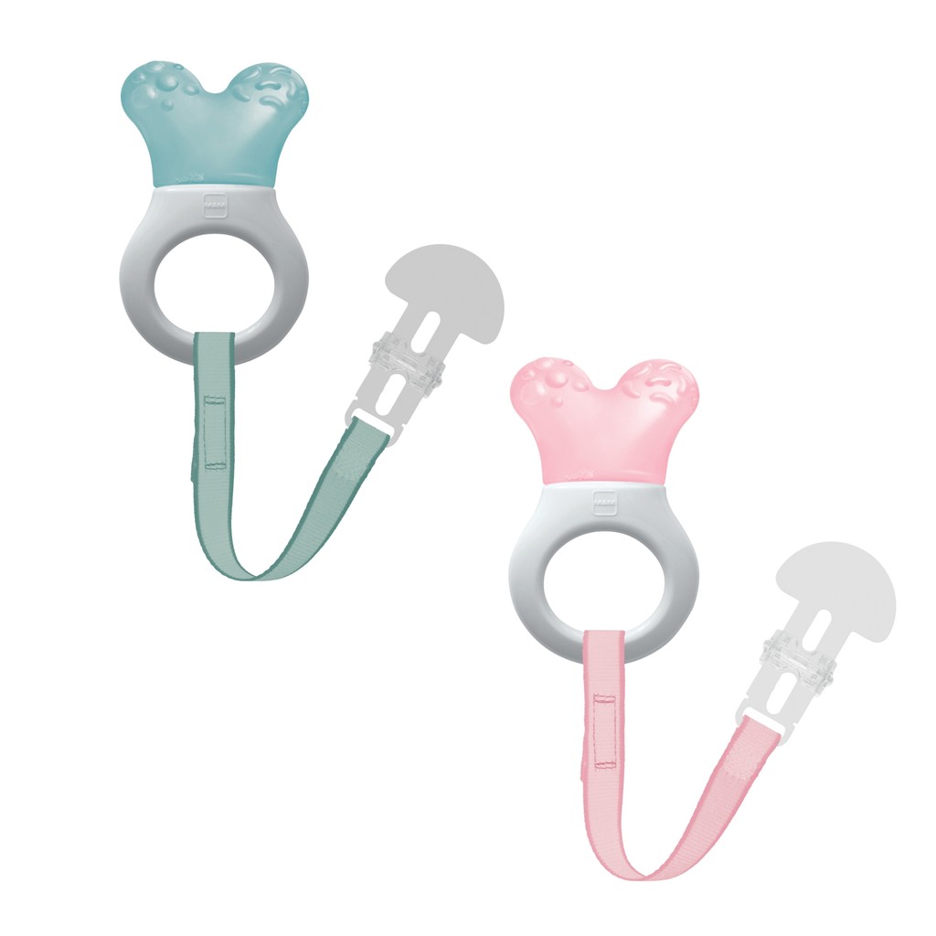 Mordedor Para Bebê Com Água Mini Cooler e Clip 4m+ MAM