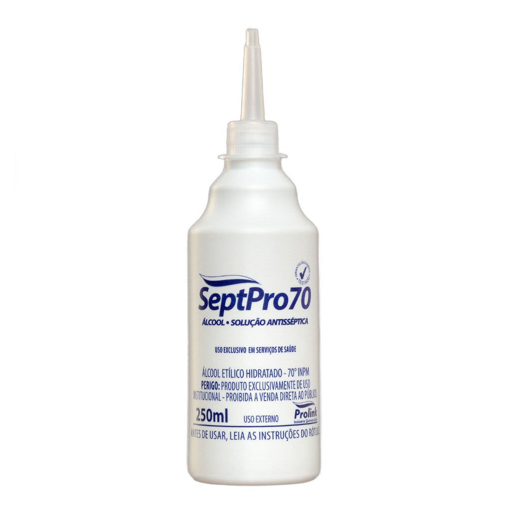 ALCOOL ANTISSEPTICO SEPTPRO PROLINK ALMOTOLIA 250 ML