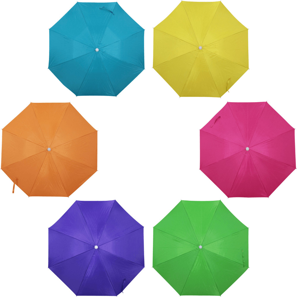 Guarda-Sol Al-Mare Neon 1,60m em Poliéster e Alumínio Cores Sortidas Bel em Oferta na Shopee