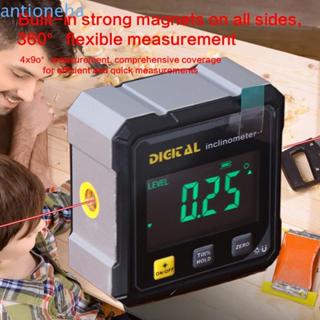 Inclinômetro Transferidor De Nível ANTIONEHA , Medidor De Ângulo De Display Preciso Com Digital , Caixa Inclinação Compa em Oferta na Shopee
