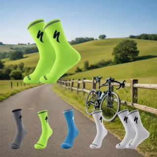 KIT Meias De Ciclismo De Tubo Longo Para mountain bike/Corrida/Uso Ao Ar Livre em Oferta na Shopee