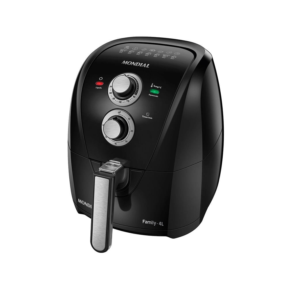 Fritadeira Elétrica Air Fryer Forno 12l Afon-12l-gi 2000w Painel Digital Mondial - Miniatura 5