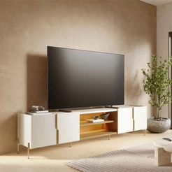 Rack para TV até 85 Polegadas Maggiore 4 Portas com Led - Colibri