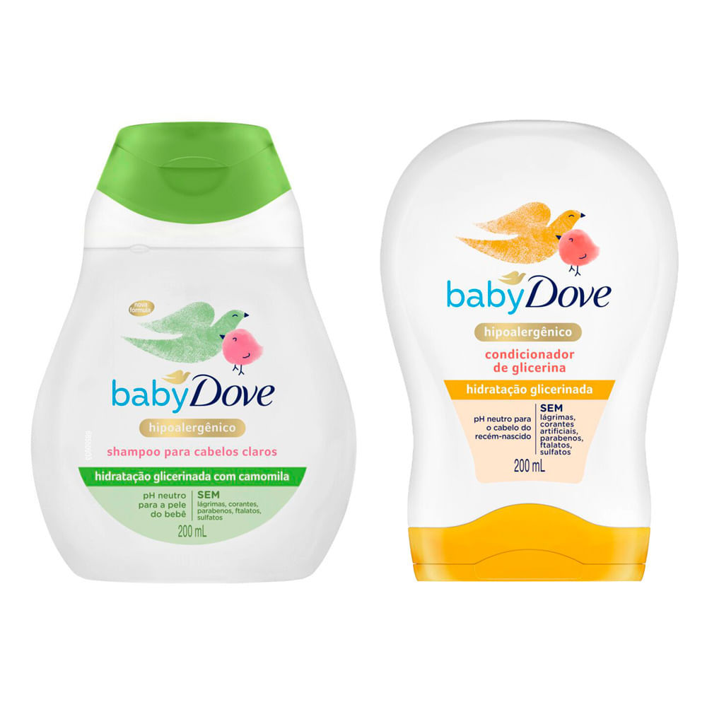 Kit 1 Condicionador Dove Baby Hidratação Glicerinada 200ml em Oferta na Shopee