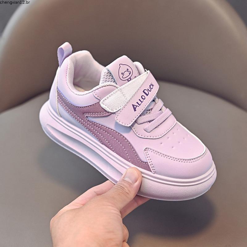 kit tênis infantil masculino tênis infantil masculino Pato Amarelo Infantil Pequenos Sapatos Brancos Meninas Sapatos d