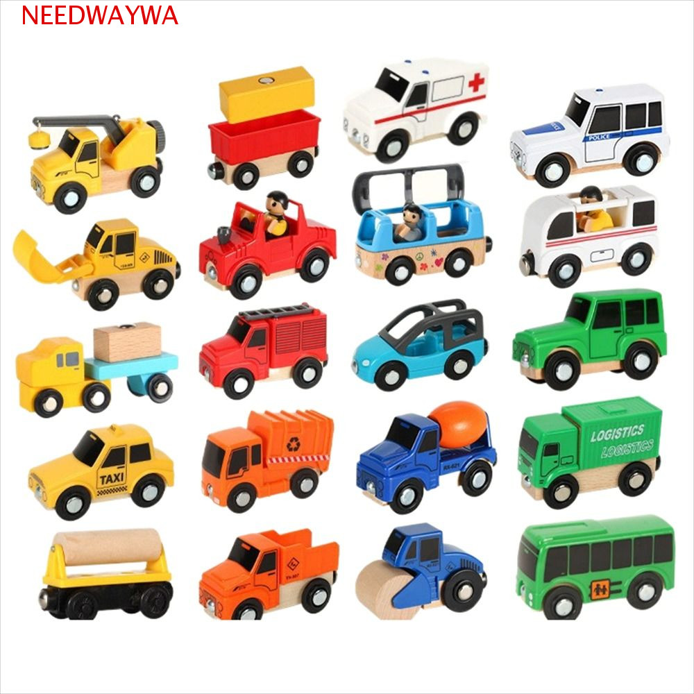 Brinquedos De Trem NEEDWAYWA , Carros De Trilhos Ferroviários De Montagem De Veículos , Brinquedo De Locomotiva