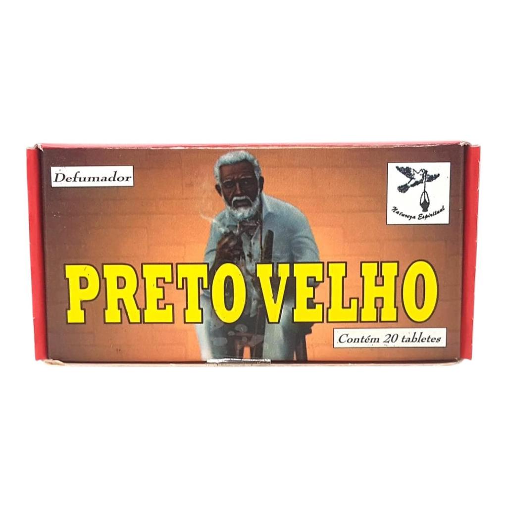 Defumador Natureza Preto Velho Tablete | Proteção | Sabedoria | Limpeza Espiritual