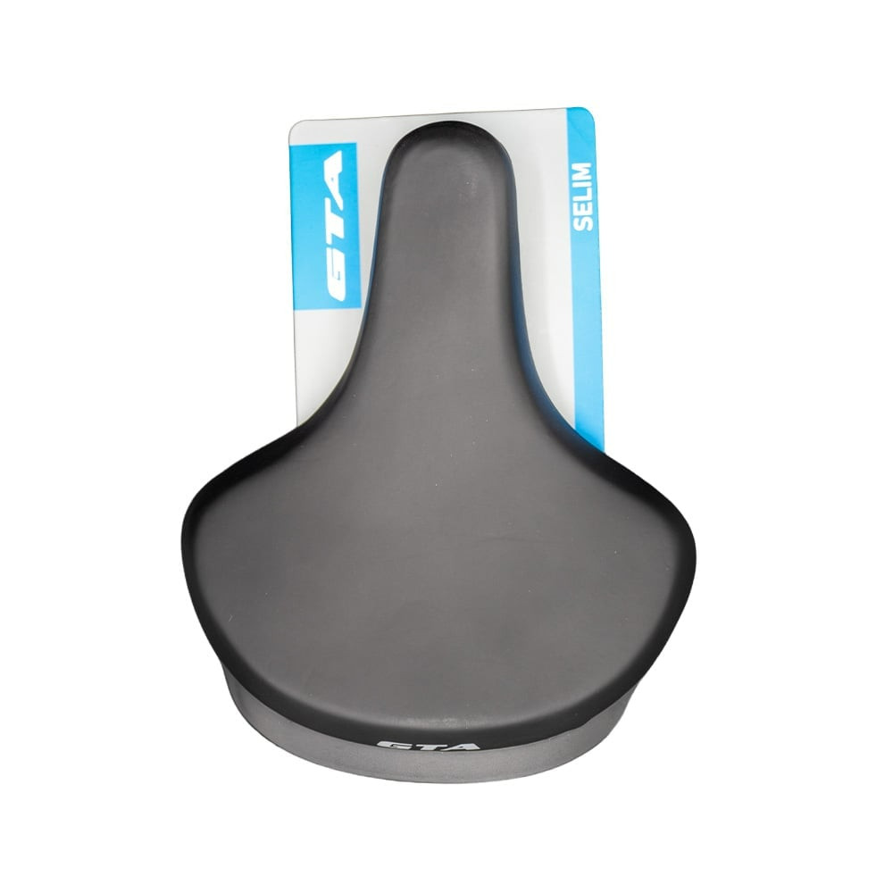 Selim Banco Bicicleta GTA Urban Preto Confortável Passeio MTB Speed Acolchoado