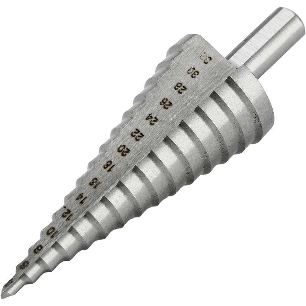 Imagem Broca Ar Escalonada 4Mm A 32Mm Aço Rápido 118° Vonder