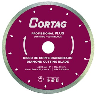 Disco diamantado liso 200 mm para piso pisos - 60570 - Cortag em Oferta na Shopee