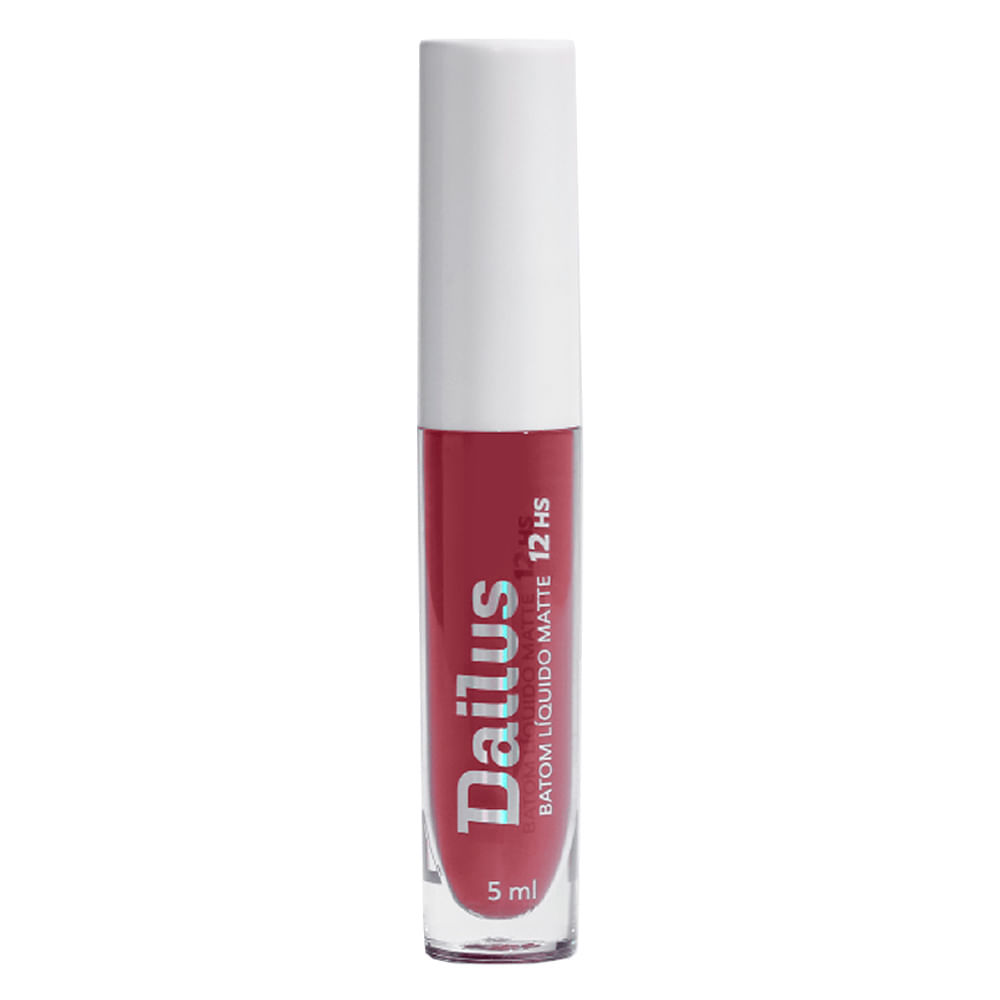 Batom Líquido Dailus Matte 12h Marsala