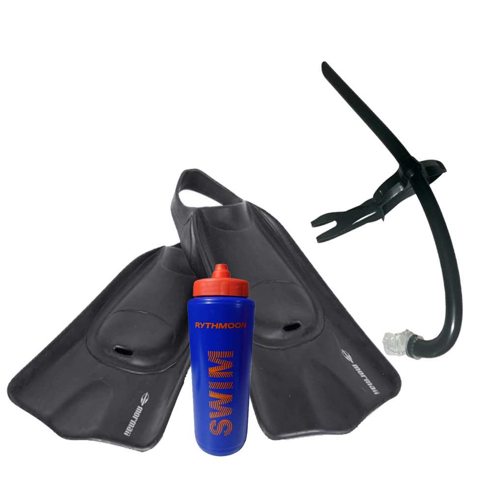 Snorkel Frontal E Nadadeira Storm Xs Mormaii - Adulto