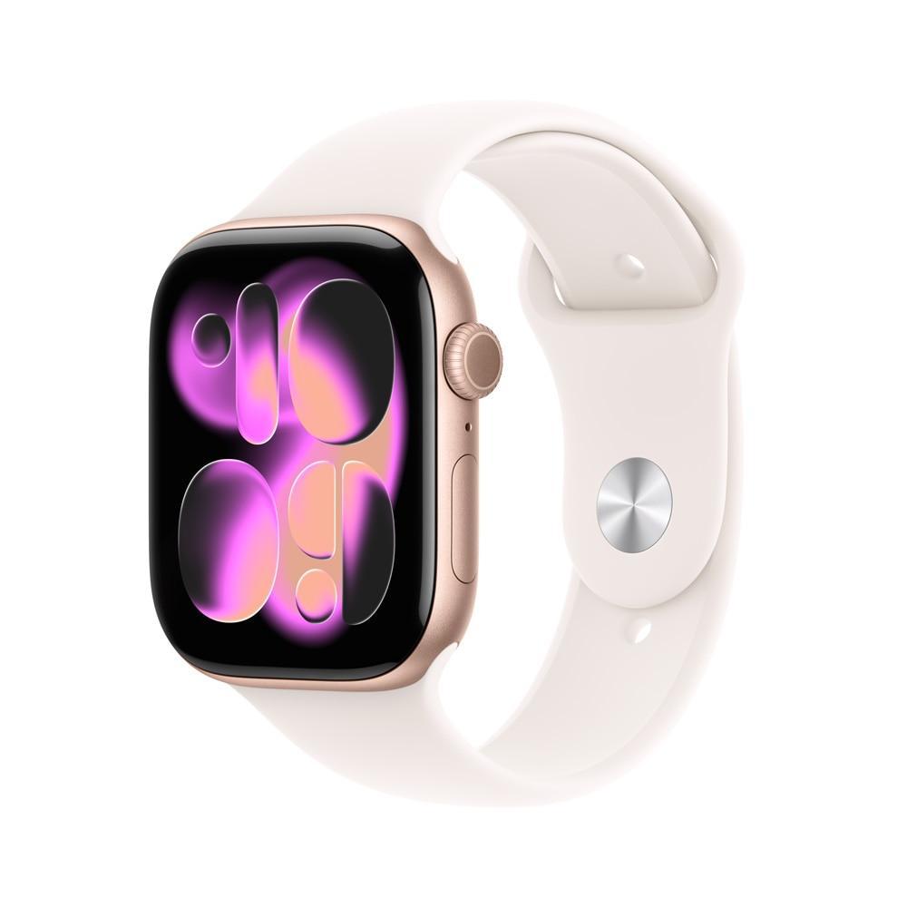 Apple Watch Series 11 GPS + Cellular - Caixa cor de ouro rosa de alumínio – 46 m