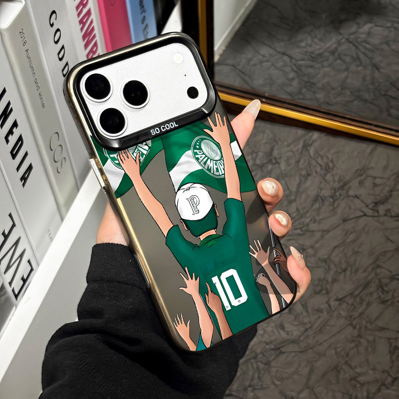 Capinha de celular torcedores do Palmeiras para iPhone  x xr xs max 12 14 15 16 17 pro max 17Plus 16 E capa anti impacto