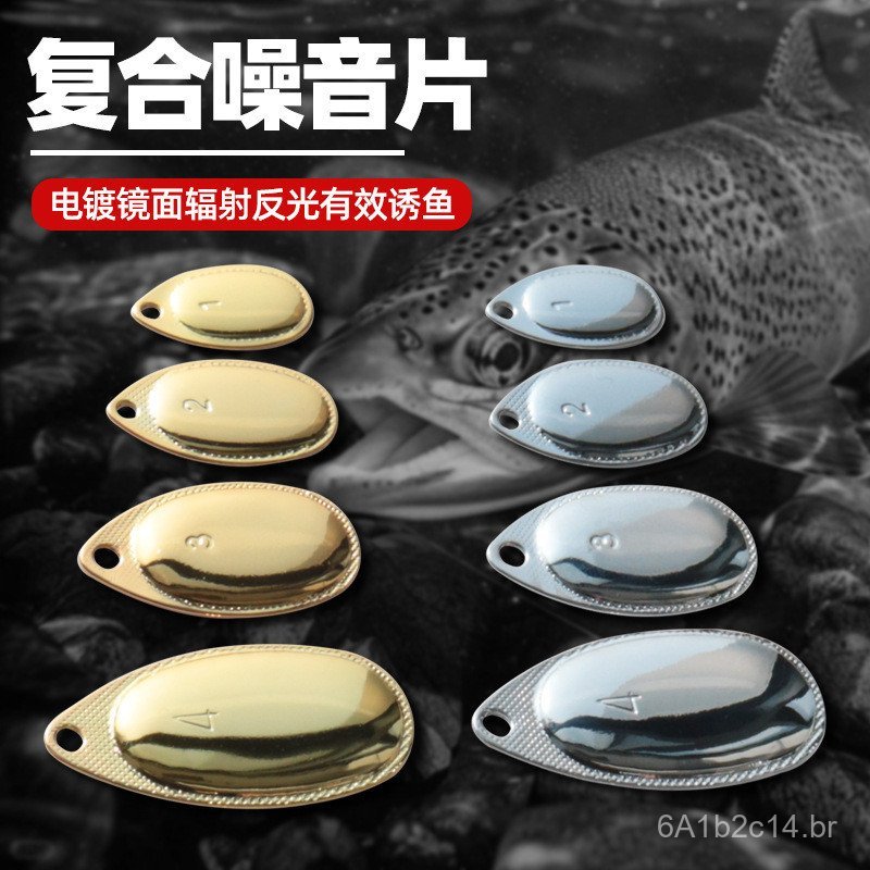 Folha de glitter sonoro para iscas, folha de glitter sonoro DIY, acessórios de folha de glitter sonoro para modificação
