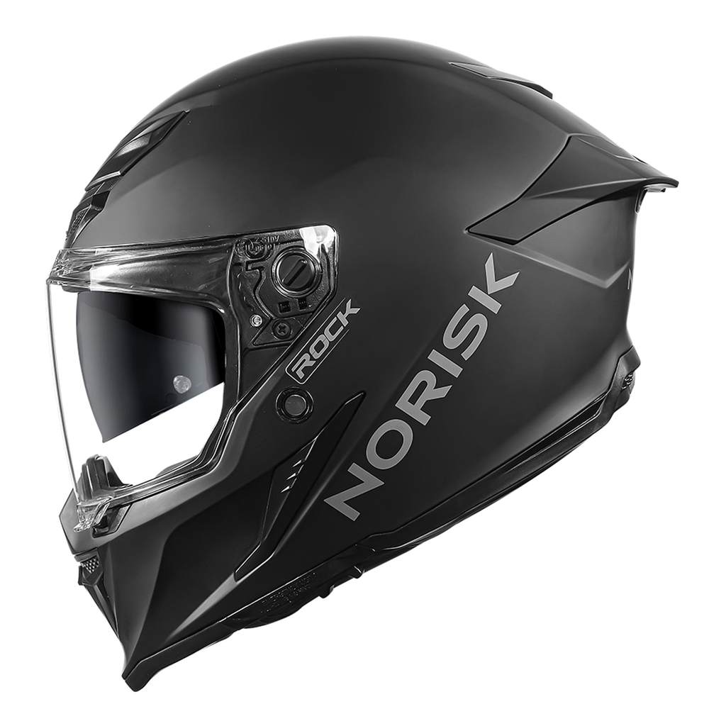 Capacete Fechado Rock Monocolor Preto Fosco Norisk