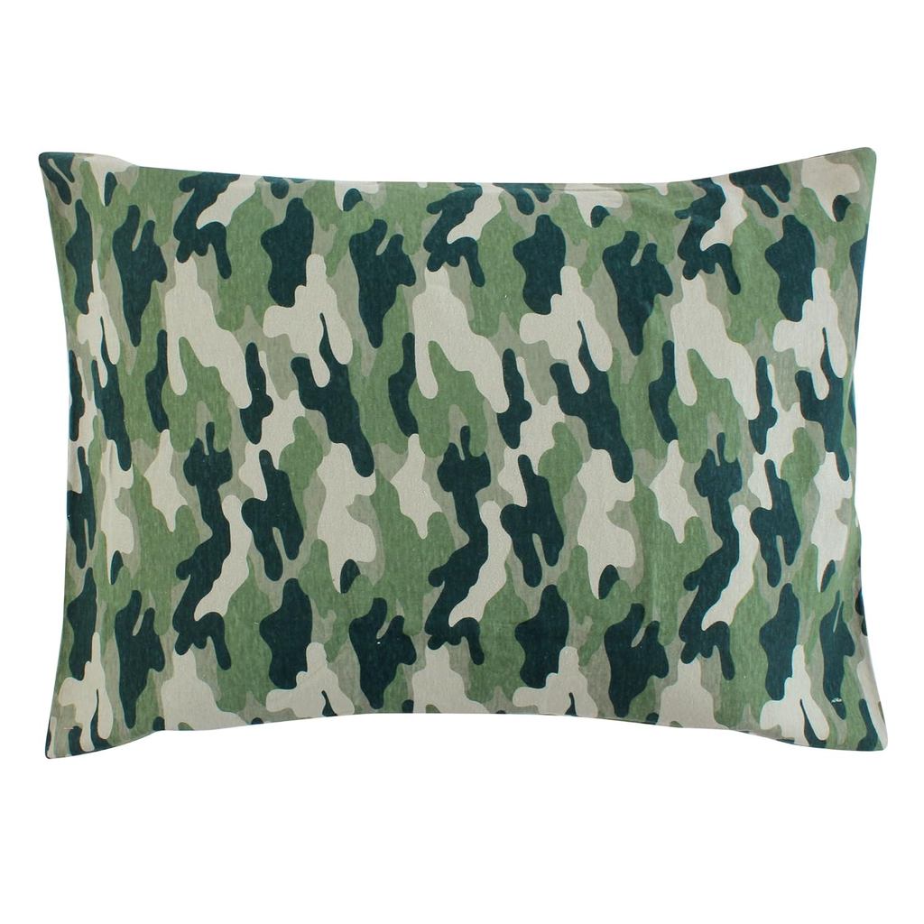 Capa de Almofada de Algodão Unissex para Bebês Hudson Baby, Camuflada, Tamanho Único