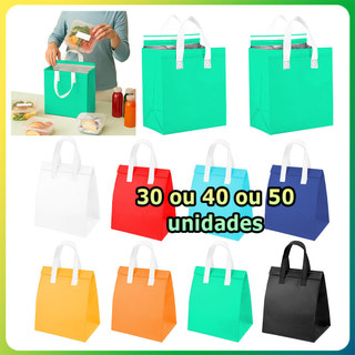 30/40/50 Bolsa térmica bolsa refrigerante bolsa piquenique bolsa para comida para viagem para alimentos quentes e frios