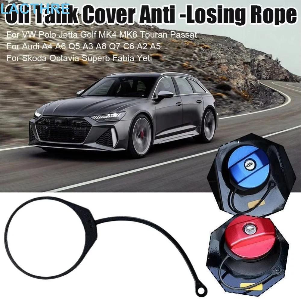 Corda Anti-Perda LACTHRE Para Tampa Do Tanque De Combustível , Preta Da Carro Com Design , Alça De Retenção