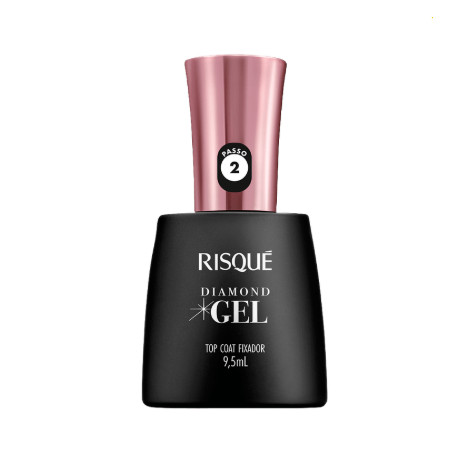 Risqué Top Coat Diamond Gel Extra Brilho 9,5ml
