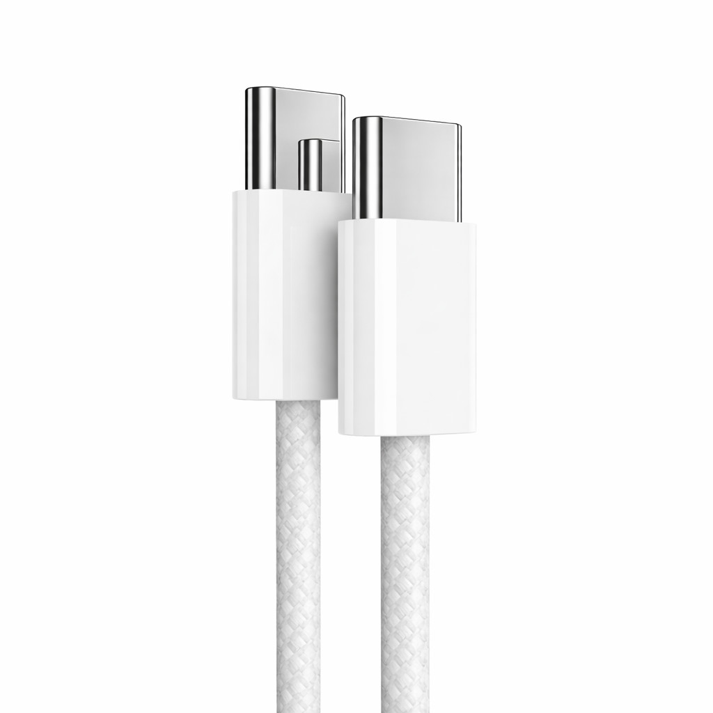 Cabo Tipo C para Tipo C 60W 1m Carregamento Rápido USB-C Reforçado Para Samsung Xiaomi Notebook