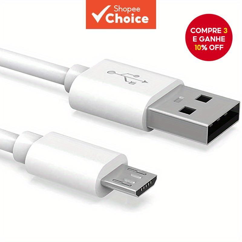 Cabo de Carregamento Micro USB Trendy Para Android Compatível Com Kindle, PS4, Câmera, MP3, Smartphones, etc.