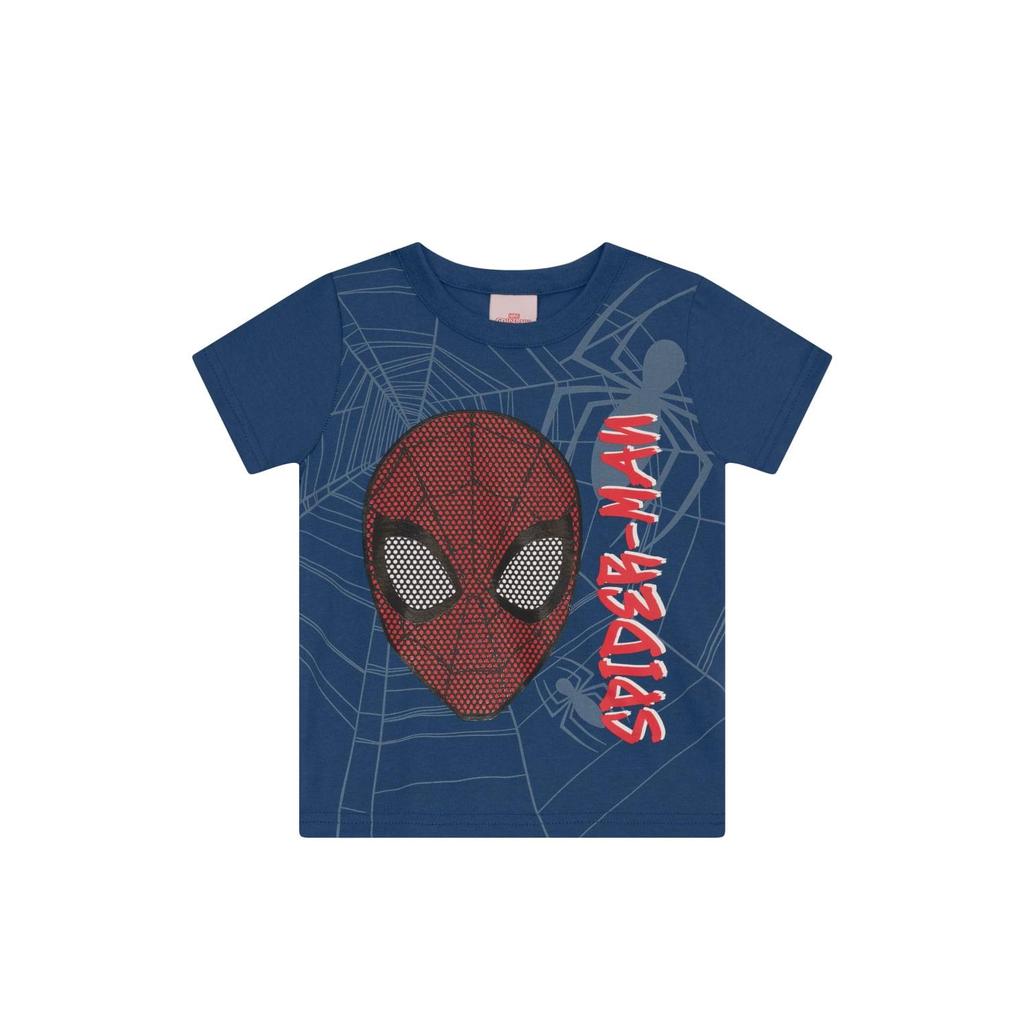 Camiseta infantil menino do Homem-Aranha em gel Brandili em Oferta na Shopee