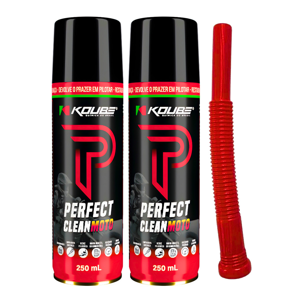 Kit 2 Perfect Clean Moto Linha Náutica Motor Koube 250ml