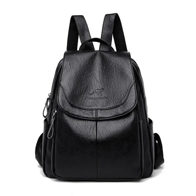 Mochila Mochilas de Couro Feminino Escolares para Meninas Grande Capacidade Travel Back Pack Mochila em Oferta na Shopee