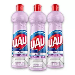 Kit 3un Multiuso 500ml UAU Ação Clareadora