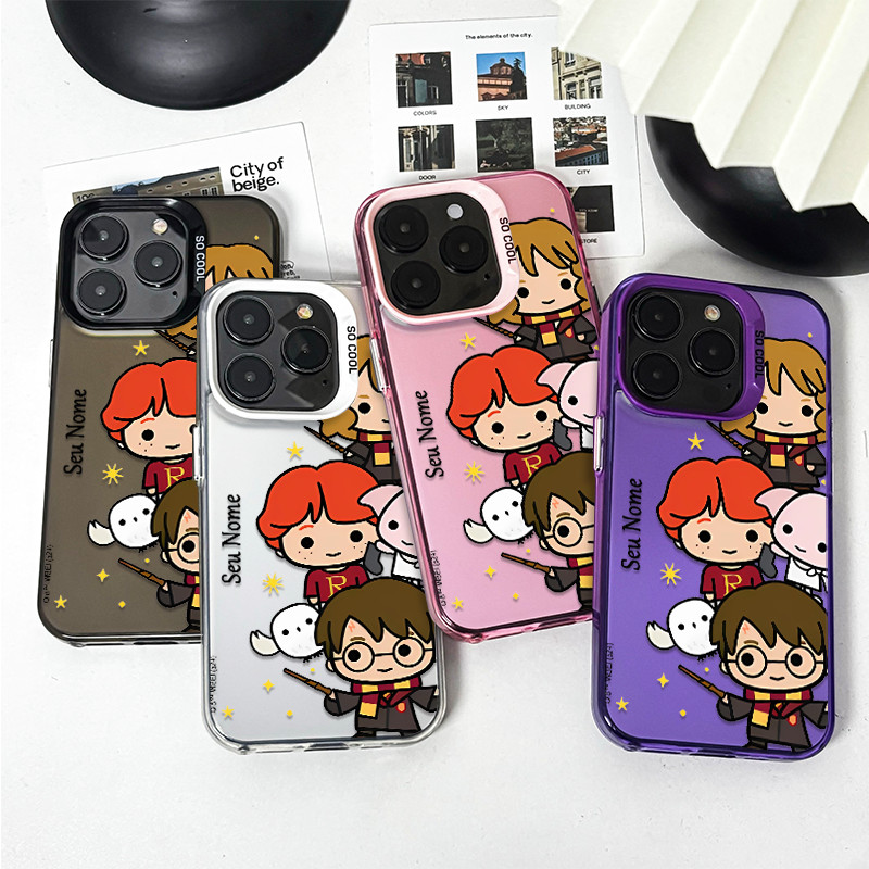 Capinha personalizada Harry Potter para iPhone 7 8 11 12 13 15 14 16 17 pro max xr xs max 7 8 16 plus capa