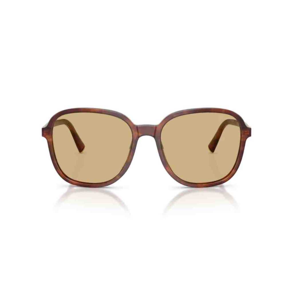 Óculos de Sol Miu Miu Tabaco Listrado 0MU B01S 26E10R58