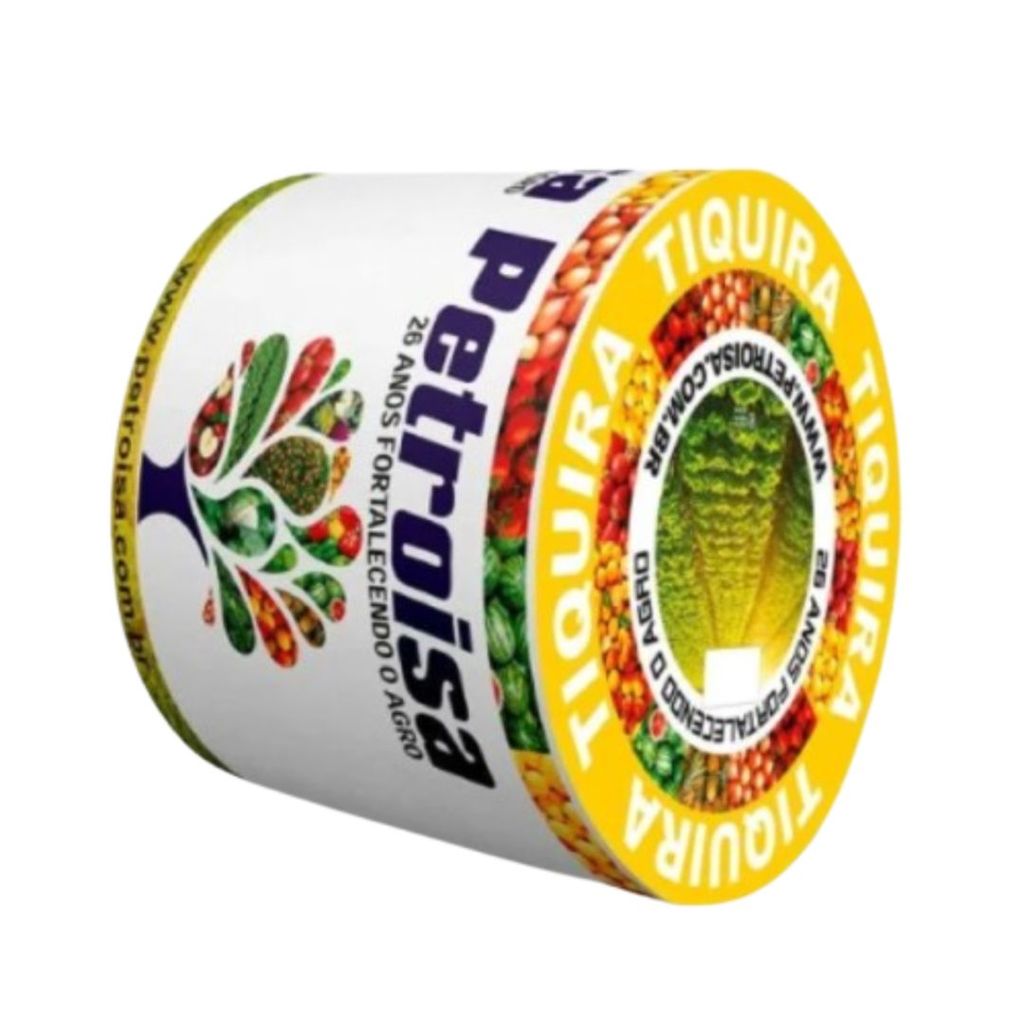  Mangueira Gotejamento Tiquira PETROISA 20cm 2.000 metros 2,60l/h Irrigação Profissional