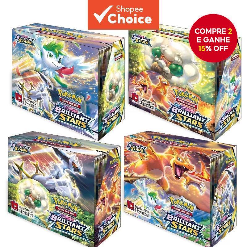 36pcs Última Versão Brilhantes Estrelas Pokémon GX EX Team Cartões Colecionáveis para Brinquedos Infantis