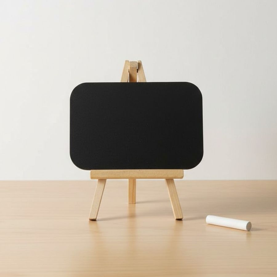 Lousa Decorativa em MDF - Cantos arredondados - 18x15cm - 1 unidade - Rizzo em Oferta na Shopee