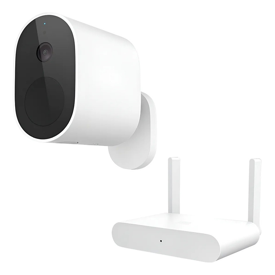 Câmera de Segurança Sem Fio + Receptor Wi-Fi Xiaomi XM622BRA Branco