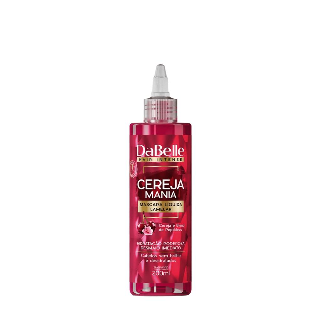 Mascara Liquida Cereja Mania DaBelle 200ml Tratamento Capilar em Oferta na Shopee