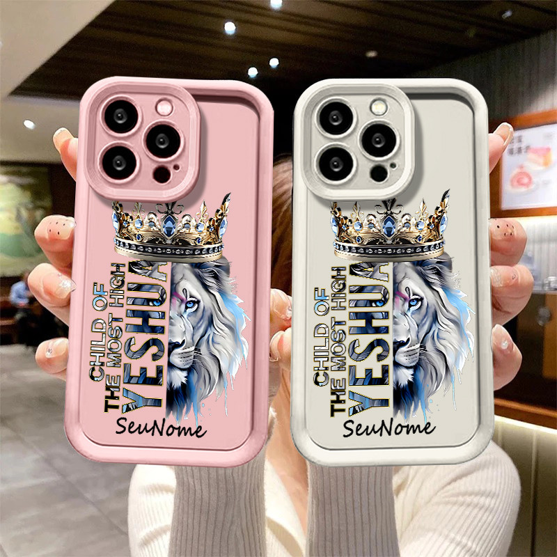 Capinha de personalizada Jesus e o Leão de Judas para Xiaomi Redmi 12 13C note 12 10 8 11 13 POCO X5 X6 PRO anti impacto em Oferta na Shopee