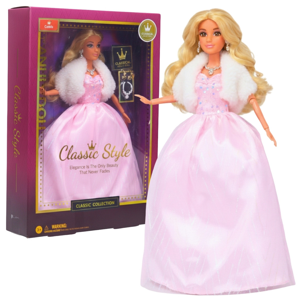 Boneca Anlily Coleção Vestido De Festa Articulada Acessórios Brincos - Castela em Oferta na Shopee