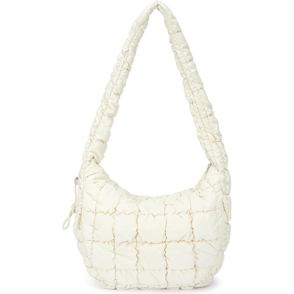 Bolsa Tote Puffer CLUCI para Mulheres, Grande e Leve, Acolchoada, Bolsa Transversal Macia, Bolsa de Ombro Estilo Hobo