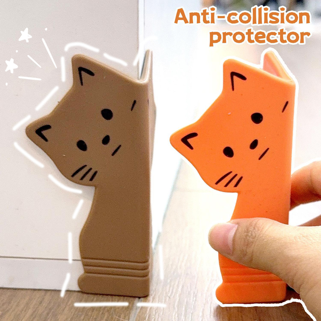 [Envio 24 Horas] Protetor De Canto De Silicone Com Embalagem Dupla Face , Pára-Choque De Gato Absorvente De Para Rodapés