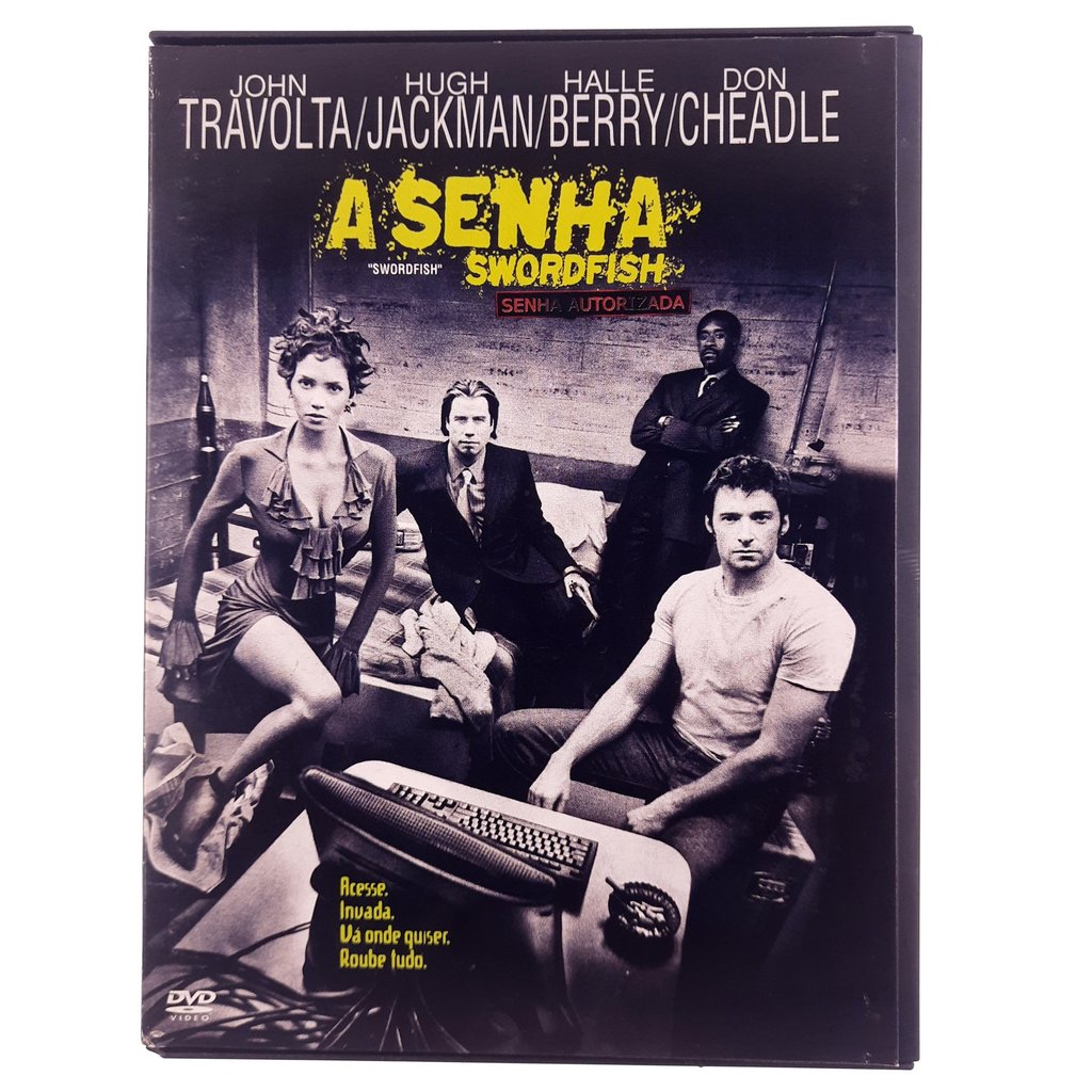 DVD A Senha Swordfish - Hugh Jackman 2001