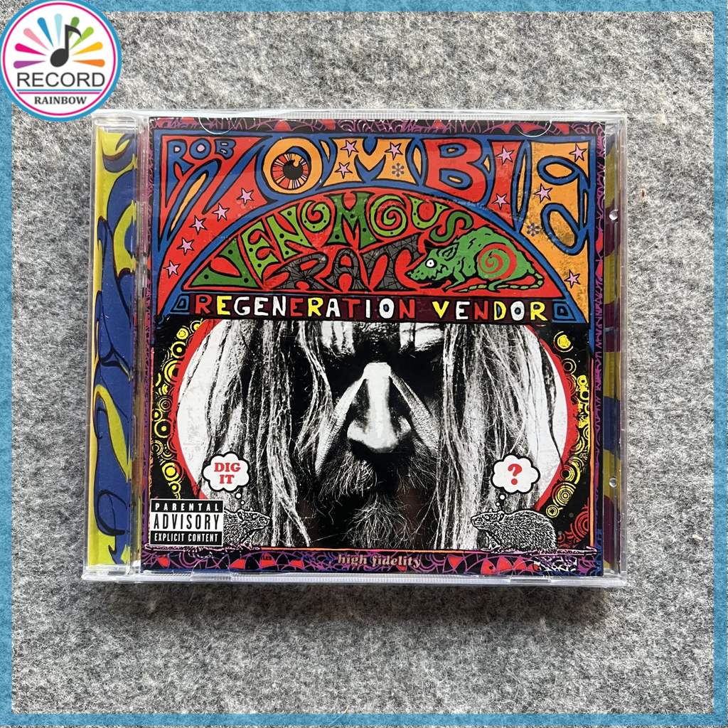 Rob Zombie Venomous Rat Regeneration Vendor Original CD Album [Lacrado] Brand New 1Z01350 OTZK