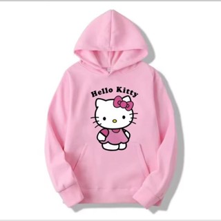 Moletom com Capuz Hello Kitty Desenho Blusa de frio Hello Kitty Moletom Adulto Infantil em Oferta na Shopee