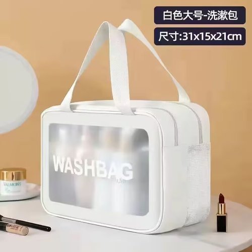 Necessaire Organizadora Compacta Bolsa Mão Alça Ajustável Prática Sortida Multifuncional