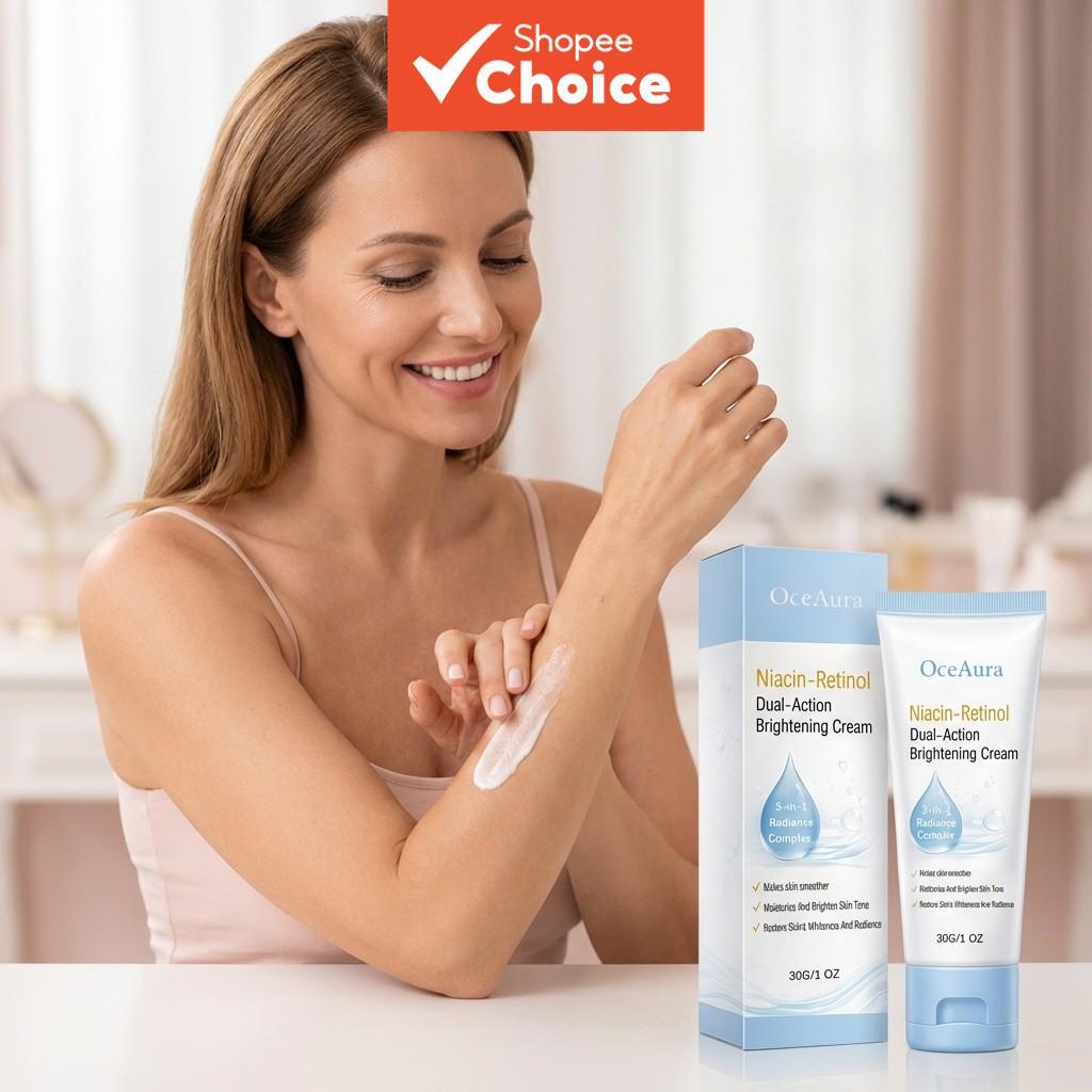 Creme Corporal Clareador de Ácido Tranexâmico & Glutationa, Uniformiza o Tom da Pele, Potencializa o Brilho e Mantém a