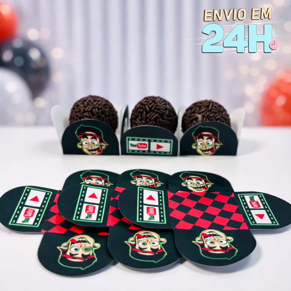 Forminha de Doces Enaldinho Personalizada no Tema /Lembrancinha de Festa /Aniversário