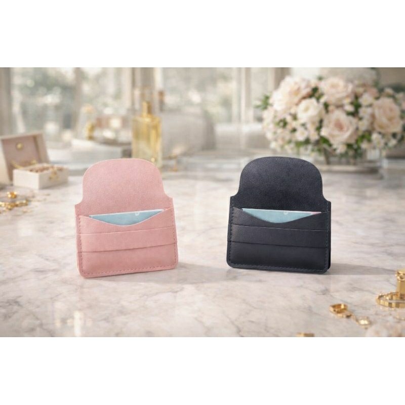 Kit 12 Unidades Porta Cartão Liso Pequeno feminino 4 Cartão