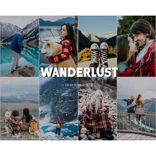15 Lightroom Preset Wanderlust Filtro Viagem Limpo Instagram